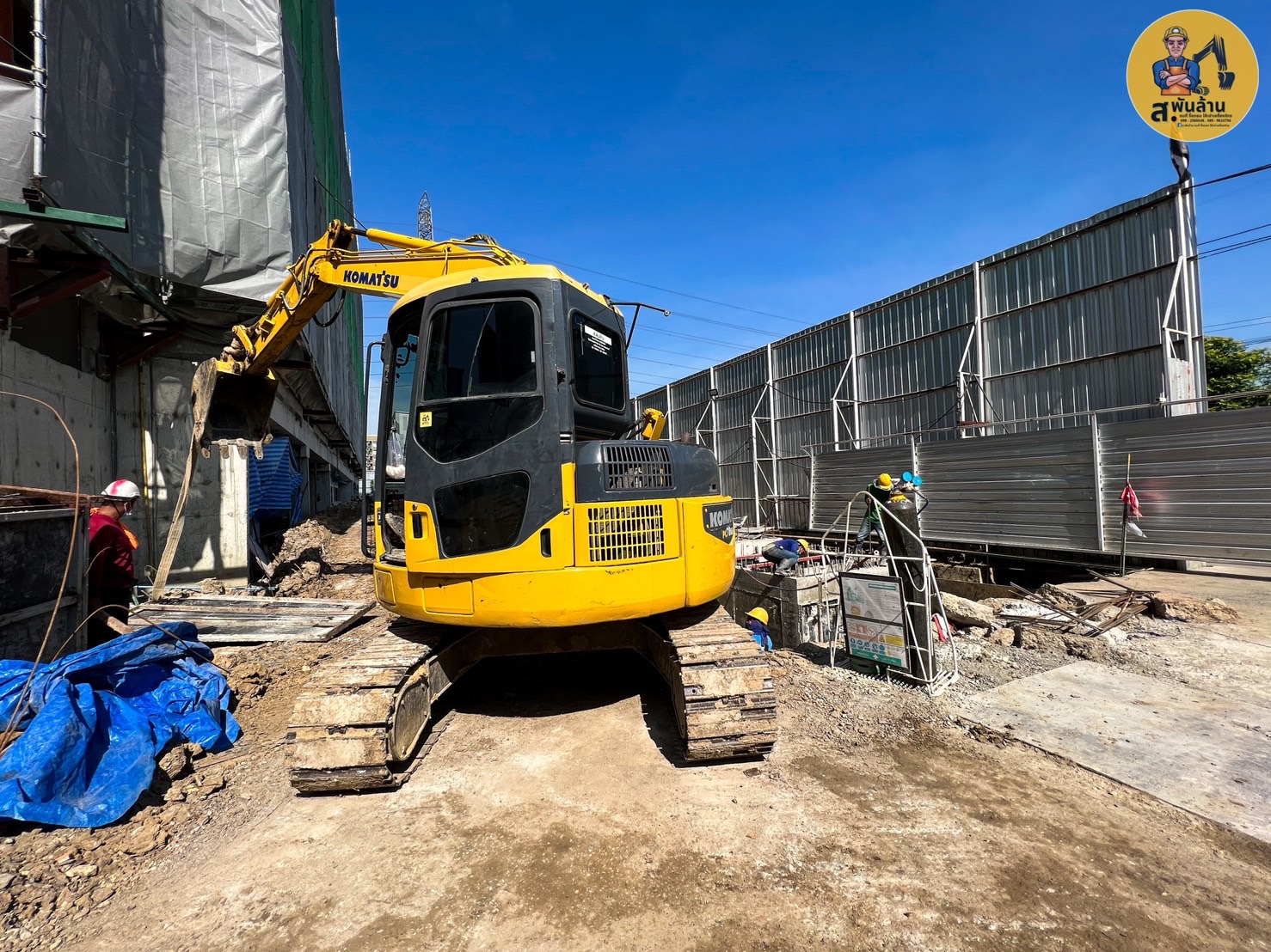 36 - https://sorphanlarnbackhoe.com | บริษัท ส.พันล้าน การโยธาและ ขนส่ง จำกัด - ให้เช่ารถแบคโฮ PC30 - PC120 รถบด 4 -10 ตัน  รถแทรกเตอร์ รถดั้มพ์ 3 คิว 5 คิว รายวัน/รายเดือน